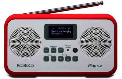 Roberts Radio Play Duo Digital Radio - Red